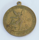 Medaille Erinnerung Geburtstag Kaiser Wilhelm I. 1887 Kaiser Deutschland Ø3,3 #b