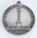 Medaille Preussen 2. Hannov. Infanterie Regiment 77 1913 Hannover Ø3,5cm