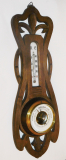 Jugendstil Barometer Holz 45x15cm Deko Ersatzteile #1447