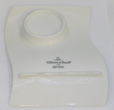 Villeroy & Boch New Wave Partyplate Untertasse weiß 22,5x15,5 (N)