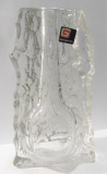 Ausgefallene Vase Georgshütte Solifleur für 1 Blume Deko Skulptur 18cm
