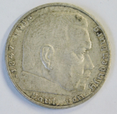 2 Reichsmark 1938 A Hindenburg Silber 625 8g Ø2,5cm