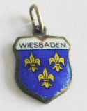 Wiesbaden Wappen Anhänger für Bettelarmband Silber 800 Andenken