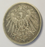 1 Mark Deutsches Reich 1902 A Silber 900 5,47g Ø2,4cm