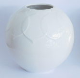 Vase Kugelvase Rosenthal Lotus weiß Wiinblad 10,5cm