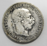 1 Krone Österreich 1893 Silber 835 4,86g Ø2,3cm