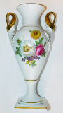 Schwanenhenkelvase AK Kaiser bunte Blumen Schwanenhals Vase 34,5cm (N)