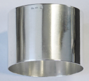Großer Serviettenring Silber 800 S Schwechten klassisch schlicht 4,2/3,2cm (N)