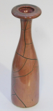 Keramik Vase dunkelrosa-grau Reduktionsglasur wohl Otto Keramik 18cm (N)