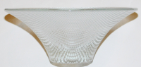Design Glas Schale unzählige Luftbläschen Ø20,5 H8cm (N)