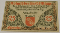 Altes Notgeld 25 Pfennig Mainz 1921 (N)