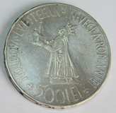 500 Lei Rumänien 1941 Mihai I. Silber 835 Ø3,8cm (N)