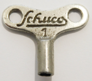 Alter Schlüssel Schuco 1 für Blechspielzeug Auto Motorrad Bus ? ca. 2,5x2cm