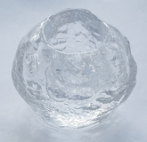 Teelichthalter snowball Kosta Boda Design Ann Wärff Ø8 H7cm
