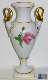 Schwanenhenkelvase AK Kaiser Rote Rose Vase 34,5cm  (N)