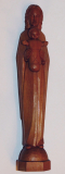 Alte Holzfigur Madonna Maria mit Kind geschnitzt stellen oder hängen 30cm (N)