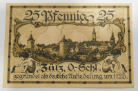 Altes Notgeld 25 Pfennig Stadt Zülz Ober Schlesien 1921 (N)