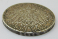 2 Mark Deutsches Reich Baden 1906 Friedrich u. Luise Silber 900 Ø2,8cm