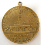 Bronze Medaille Kaiser Wilhelm I. Denkmal Kyffhäuser Einweihung 1896 Ø3,4cm