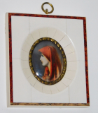 Miniaturbild Lupenmalerei Fabiola 10,5x9,5cm (N)