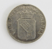 Alte original Münze 12 Grote 1859 Bremen Silber 740 3,6g Ø2,2cm