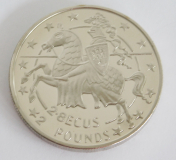 2 Pounds 2,8 Ecu Gibraltar 1992 Karl der Große