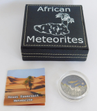 1000 Francs Niger African Meteorites Mount Tazerzait Silber 999 1 Unze