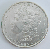 1 One Dollar $ 1886 Morgan USA Silber 900 26,7g Ø3,8cm