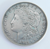 1 One Dollar $ 1921 Morgan USA D Denver Silber 900 26,7g Ø3,8cm