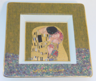 Schälchen Goebel Artis Orbis Gustav Klimt Der Kuss 13x13cm (N)