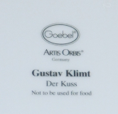 Schälchen Goebel Artis Orbis Gustav Klimt Der Kuss 13x13cm (N)