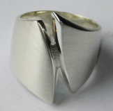 Ring Silber 925 K mattiert Gr.54 Ø17,25mm (N)