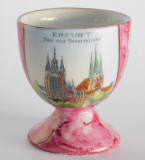 Alter Andenken Eierbecher Erfurt Dom und Severikirche FFN Fritz Grossbreitenbach