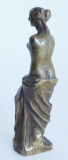 Kleine Bronze Skulptur Figur Venus de Milo fein ausgeformt 11,5cm massiv 307g