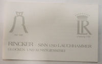 Bronze Plakette Frieden 2001 Rincker Sinn Lauchhammer Entw. Massoum 10,8x7cm