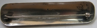 Art Deco Brosche Silber Koralle Hanseatische ? (N)