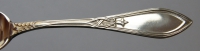 Jugendstil Mokka Löffel Silber 800 Köberlin floral 10,7cm (N)