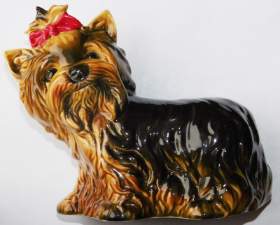 Porzellanfigur Hund Yorkshire Terrier Goebel Nr. 30 035 15 15cm #b (N)