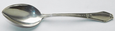 Jugendstil Kaffeelöffel Silber 800 Hägermann geometrisch 13cm (N)