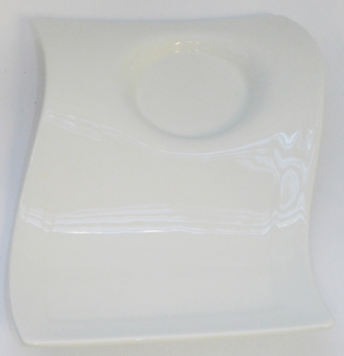 Villeroy & Boch New Wave Partyplate Untertasse weiß 22,5x15,5 (N)