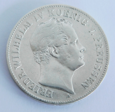 Ausbeutetaler 1 Thaler 1850 A Friedr. Wilhelm IV Preussen Silber 750 22g