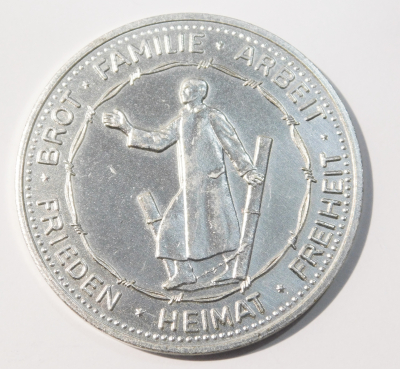 Alte Medaille Friedland Gedächtnis Stätte 1967 silberfarben 4,1cm