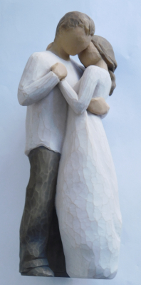 Willow Tree Figur tanzendes Paar Promise Susan Lordi 2003 22,5cm