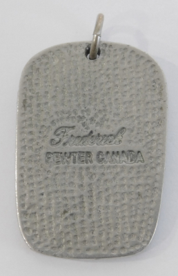 Design Anhänger Frederick Pewter Canada Zinn Kanada 3,3x2,3cm