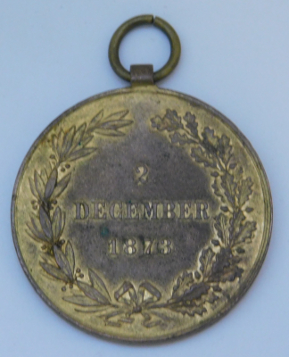 Kriegsmedaille Österreich Kaiser Franz Joseph I. 1873 Regierungsjubiläum (N)