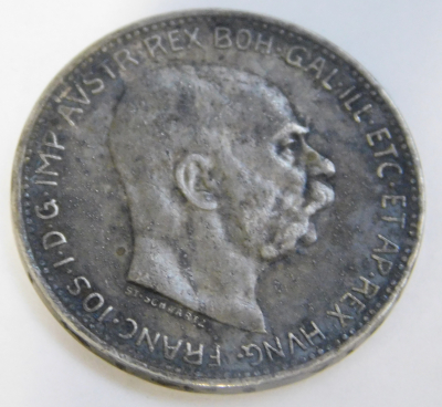 1 Krone Österreich 1915 Silber 835 Ø2,3cm (N)