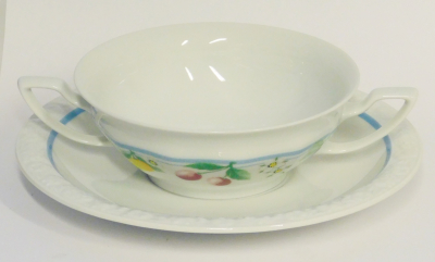 Rosenthal Maria Paradies Obst Suppentasse + Untertasse (N)