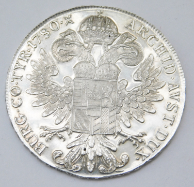 Theresientaler Silber 833 Maria Theresia Ø4cm 28g