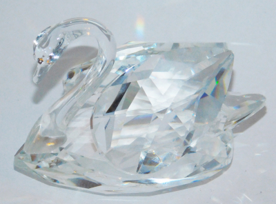 Kristall Figur Schwan Swarovski 7x4,5 H5cm #1130