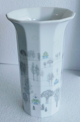 Vase Rosenthal Polygon Winterreise Wirkkala Bryk 18,8cm (N)